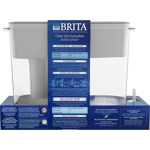 Brita® Extra Large 27 Cup Filtered Water Dispenser with 1 Standard Filter, Made without BPA, UltraMax