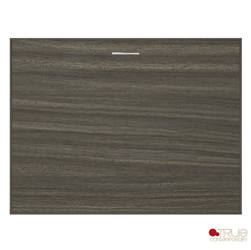 True Contemporary Heidi II Brown Horizontal Murphy Wall Pull Down Bed