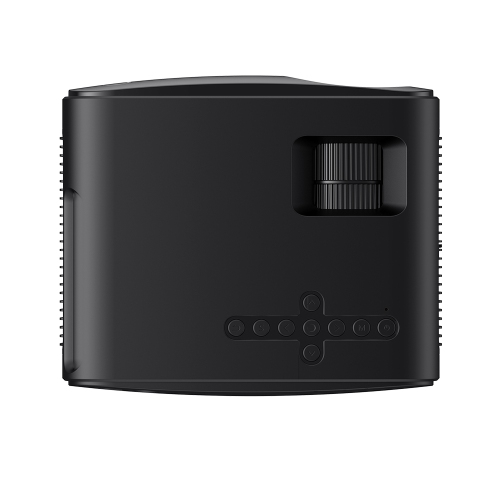 Havit Mini Projector, 1280x720P, Support 1080P, WiFi, Bluetooth, 110 ANSI Lumens, Build-in HiFi Stereo speaker_Black