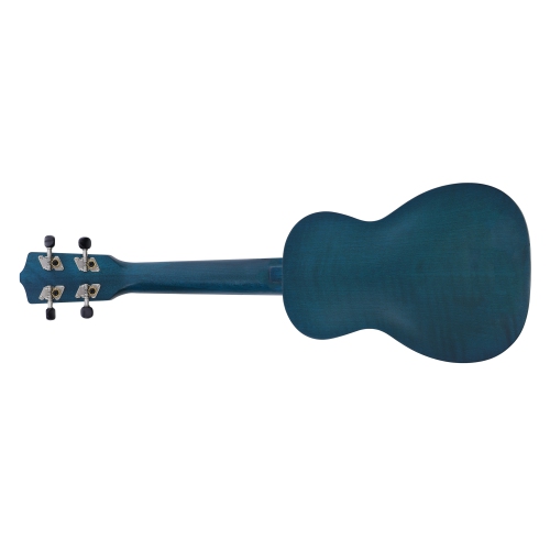 Leho Xtreme Mahogany Soprano Ukulele - Blue Sea