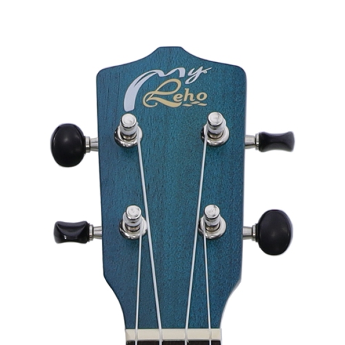 Leho Xtreme Mahogany Soprano Ukulele - Blue Sea