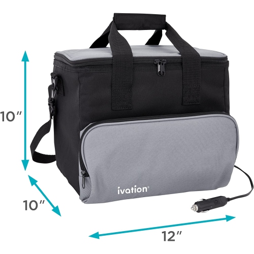 Ivation Portable Electric Cooler Bag, Thermoelectric Portable Cooler
