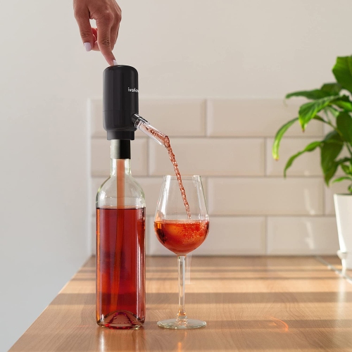 Ivation - Aérateur et distributeur de vin, verseur et bouchon de vin électrique