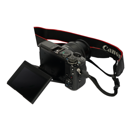 Refurbished(Good) - Canon EOS M6 Mirrorless Digital Camera with 15-45mm Lens (Black)