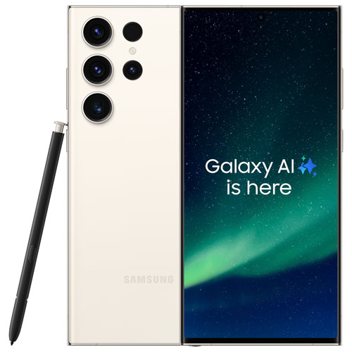 Galaxy S23 Ultra de 512 Go de Samsung - Crème - Déverrouillé