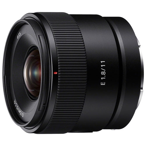SONY  - E-Mount 11MM F/1.8 Aps-C Ultra Wide-Angle Prime Lens