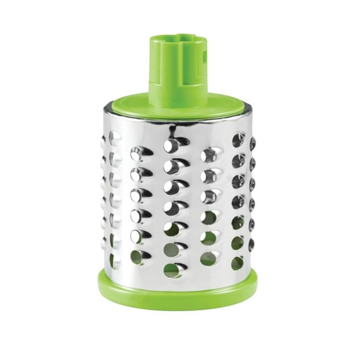 Starfrit - Rotary Grater, 3 Interchangeable Barrels, Suction Cup Base, Green