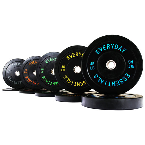 Everyday Essentials Olympic Weight Plate - 10-Piece - 260lb