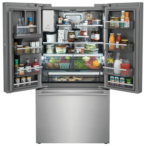 Electrolux 36" 22.6 Cu. Ft. French Door Refrigerator with Water & Ice Dispenser - Stainless Steel