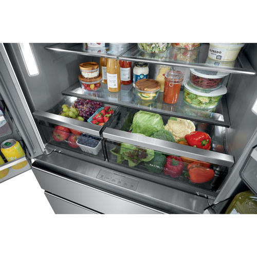Electrolux 36" 21.4 Cu. Ft. French Door Refrigerator with Water & Ice Dispenser - Stainless Steel