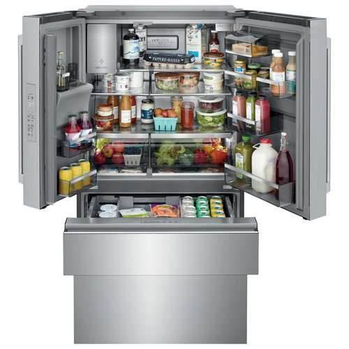 Electrolux 36" 21.4 Cu. Ft. French Door Refrigerator with Water & Ice Dispenser - Stainless Steel