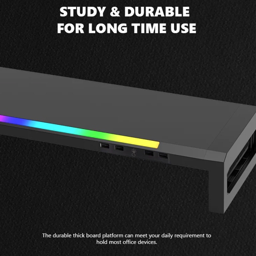 Marvo DZ-01 RGB illumination computer monitor stand with 4x USB Hub