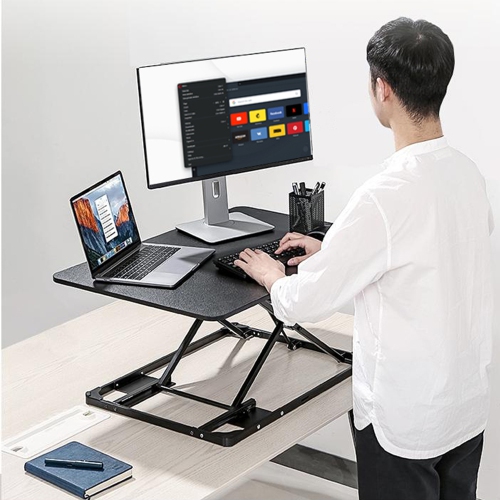 Speedex Standing Desk Converter Height Adjustable Sit-stand desk Converter for Monitor, Computer and Laptop