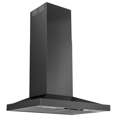 Hotte de cuisinière murale de 30 po Best - Acier inoxydable noir