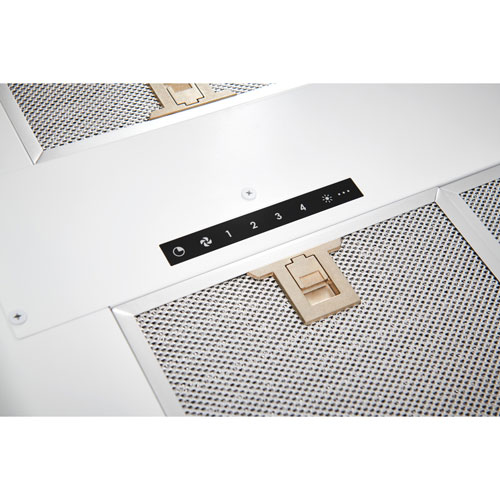 Best 43" Under Cabinet Range Hood - White Stainless Steel