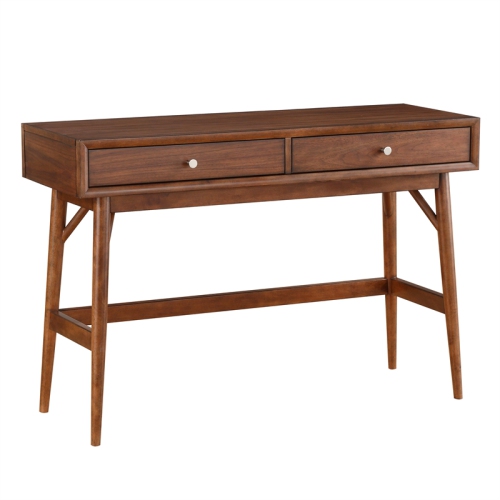 Lexicon Frolic Wood 2 Drawer Console Table in Brown