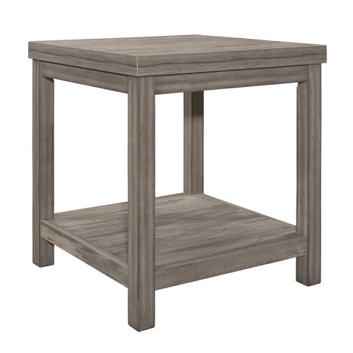 Lexicon Bainbridge 3-piece Transitional Wood Occasional Tables in Weathered Gray