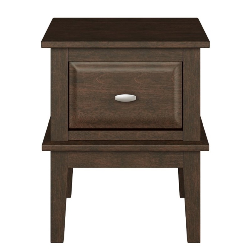 LEXICON  Minot Wood 1 Drawer End Table In Cherry