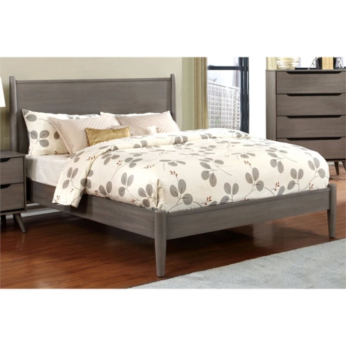 Furniture of America Adelie 2-Piece Mid-Century Modern Full Bed Set
