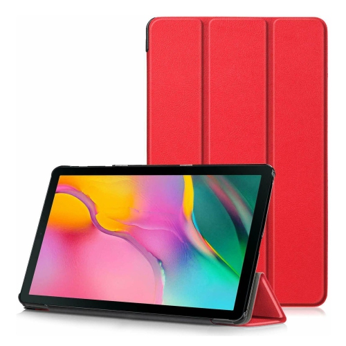 SUPERSHIELD  Samsung Galaxy Tab A7 Lite Case 8.7 Inch 2021 Sm-T220 T225 Folio Smart Leather Magnetic Flip Stand Shockproof Cover (Red)
