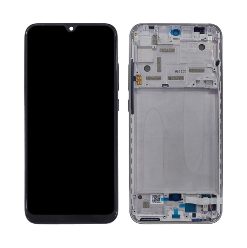 Replacement OLED Assembly With Frame Compatible For Xiaomi Mi A3 (Silver) by ESOURCE PARTS - Refurbished condition - Image 3