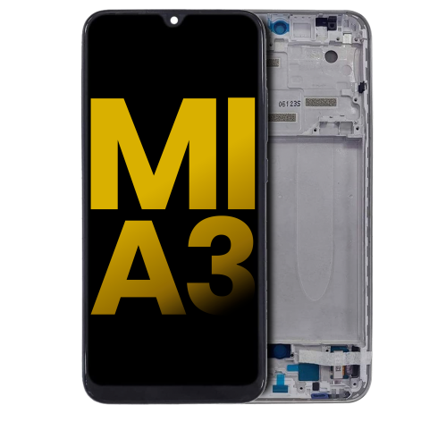 Replacement OLED Assembly With Frame Compatible For Xiaomi Mi A3 (Silver) by ESOURCE PARTS - Refurbished condition - Image 4