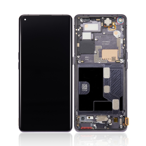 ESOURCE PARTS  Refurbished (Excellent) - Oled Assembly With Frame Compatible for Oppo Find X2 Pro (Black)