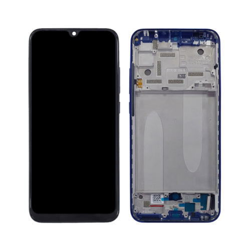 ESOURCE PARTS  Refurbished (Excellent) - Replacement Oled Assembly With Frame Compatible for Xiaomi Mi A3 (Blue)