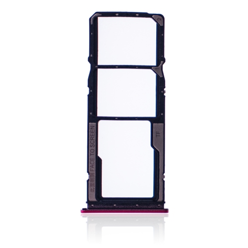 ESOURCE PARTS  Replacement Dual Sim Card Tray Compatible for Xiaomi Redmi 8A (Sunset Red)