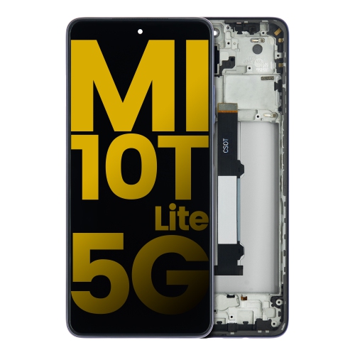 Replacement LCD Assembly With Frame Compatible For Xiaomi Mi 10T Lite 5G (Atlantic Blue) by ESOURCE PARTS - Refurbished condition - Image 2