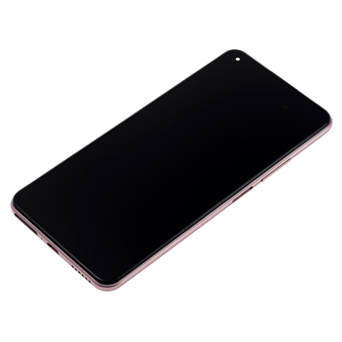Replacement OLED Assembly With Frame Compatible For Xiaomi Mi 11 Lite (Peach Pink)