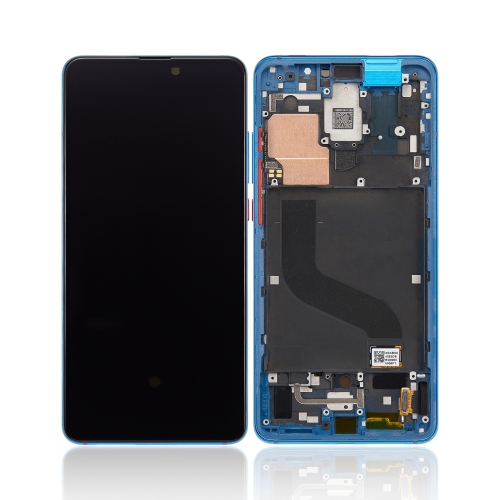 ESOURCE PARTS  Refurbished (Excellent) - Replacement Oled Assembly With Frame Compatible for Xiaomi Mi 9T / 9T Pro / K20 / K20 Pro (Glacier Blue)
