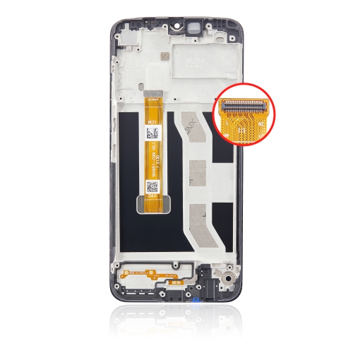 Replacement LCD Assembly With Frame Compatible For Realme C21Y (All Colors) by ESOURCE PARTS - Refurbished condition - Image 4