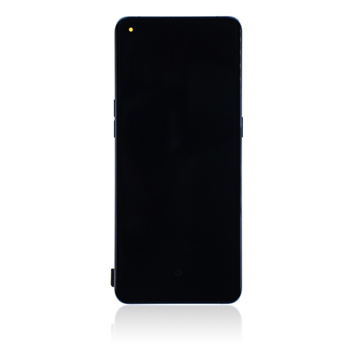 Refurbished - Replacement OLED Assembly With Frame Compatible For OPPO Find X3 / X3 Pro (Blue)