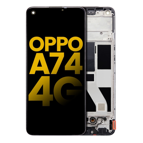 Replacement OLED Assembly With Frame Compatible For OPPO A74 4G (All Colors) by ESOURCE PARTS - Refurbished condition - Image 2