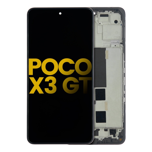 Replacement LCD Assembly With Frame Compatible For Xiaomi Poco X3 GT (All Colors) by ESOURCE PARTS - Refurbished condition - Image 3