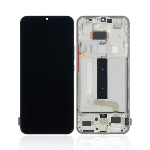 ESOURCE PARTS  Replacement Lcd Assembly With Frame Compatible for Xiaomi Mi 10 Lite 5G (Aftermarket: Incell) (Dream White)