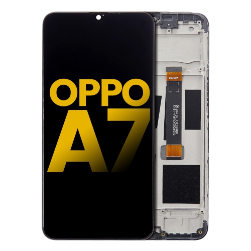 Replacement LCD Assembly With Frame Compatible For OPPO A7 (All Colors) by ESOURCE PARTS - Refurbished condition - Image 2