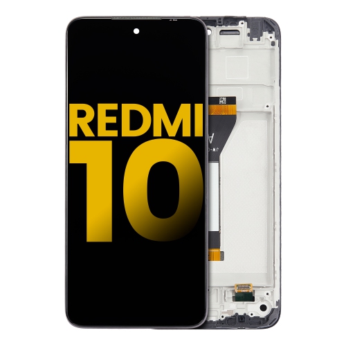 Replacement LCD Assembly With Frame Compatible For Xiaomi Redmi 10 (All Colors) by ESOURCE PARTS - Refurbished condition - Image 2