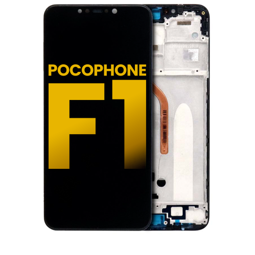LCD Assembly With Frame Compatible For Xiaomi Pocophone F1 (All Colors) by ESOURCE PARTS - Refurbished condition - Image 2