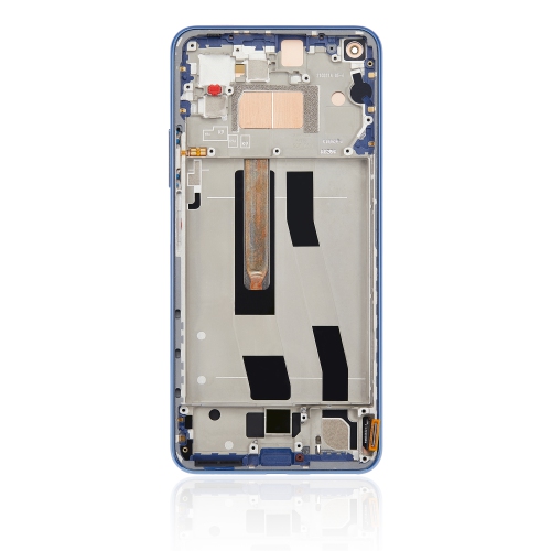 Refurbished - Replacement OLED Assembly With Frame Compatible For Xiaomi Mi 11 Lite (Bubblegum Blue)