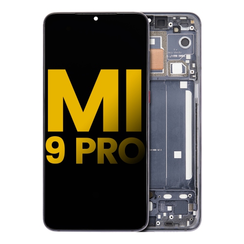 Replacement OLED Assembly With Frame Compatible For Xiaomi Mi 9 Pro (Titanium Black) by ESOURCE PARTS - Refurbished condition - Image 2