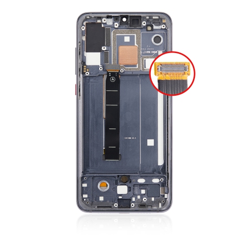 Replacement OLED Assembly With Frame Compatible For Xiaomi Mi 9 Pro (Titanium Black) by ESOURCE PARTS - Refurbished condition - Image 4