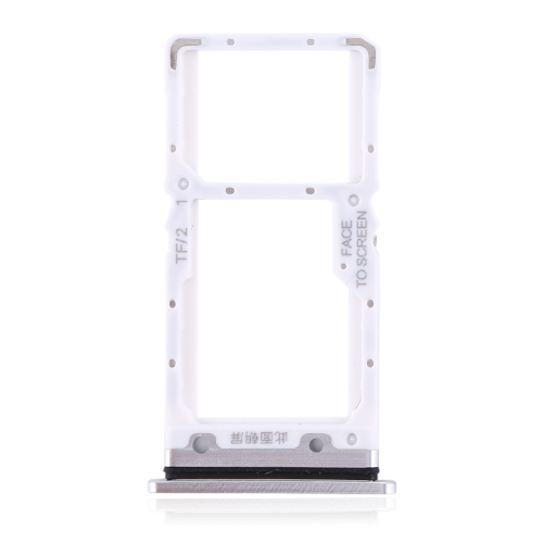 ESOURCE PARTS  Replacement Dual Sim Card Tray Compatible for Xiaomi Mi 9 Lite / Cc9 (Pearl White)