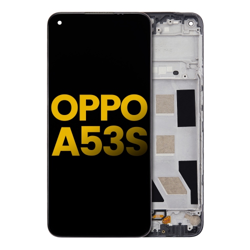 Replacement LCD Assembly With Frame Compatible For OPPO A53S 4G / A53 (All Colors) by ESOURCE PARTS - Refurbished condition - Image 2