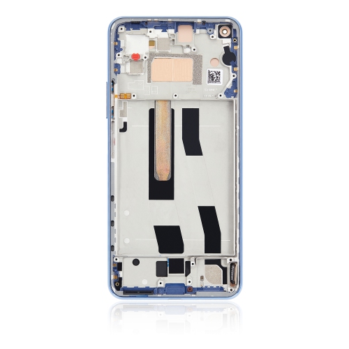 Replacement OLED Assembly With Frame Compatible For Xiaomi Mi 11 Lite (Bubblegum Blue)