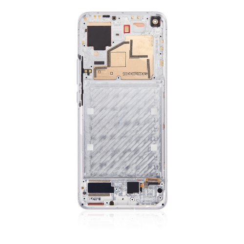 Refurbished - Replacement OLED Assembly With Frame Compatible For Xiaomi Mi 11 (Cloud White)