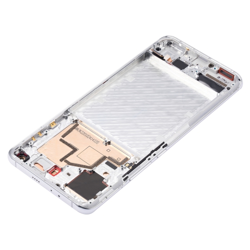 Refurbished - Replacement OLED Assembly With Frame Compatible For Xiaomi Mi 11 (Cloud White)