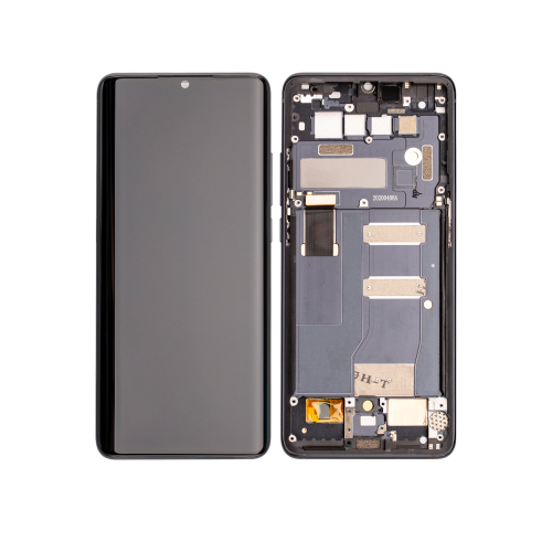 Refurbished - Replacement LCD Assembly With Frame Compatible For TCL 10 Pro (Gray)