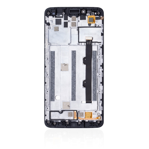 Replacement LCD Assembly With Frame Compatible For T-Mobile Revvl Plus (C3701A) (Black) by ESOURCE PARTS - Refurbished condition - Image 2